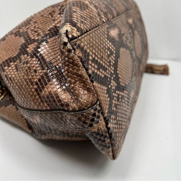 Gucci Soho Chain Strap Shoulder Bag Python Medium - Picture 8 of 13